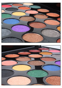 Chuyên Nghiệp 35-Màu Phấn Mắt Bột Tùy Chỉnh Nhãn Hiệu Riêng Mỹ Phẩm Trang Điểm Cho Công Bình Và Da Tối Tông Màu Với Ánh Sáng Nhũ Kết Thúc - Product Image 2