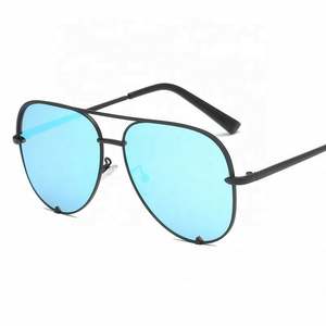 Lunettes de soleil ovales dégradées UV400 en alliage, style rétro vintage, personnalisables avec logo, pour hommes et femmes, collection 2021, vente chaude - Product Image 5