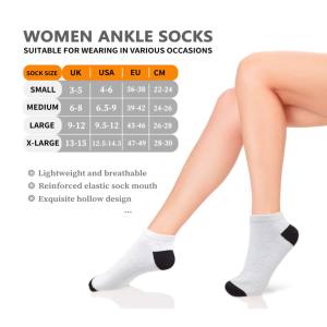 उच्च गुणवत्ता वाली महिलाओं और यूनिसेक्स टखनों के मोजे थोक ग्रीष्मकालीन और वसंत मछली बच्चों और युवाओं के लिए खोखला जाल खोखला जाल - Product Image 5