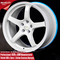 Jantes en alliage forgé Rimsprint 57CR, jantes de 16 à 22 pouces, 5x112 5x114.3 pour Fiat 500e BYD Seagull ZEEKR 009 VW ID.3 Hyundai Ioniq 6
