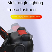 Lampe frontale Cob à LED rechargeable OEM Lampe frontale de pêche Lampe frontale super lumineuse pour l'extérieur Lampe frontale étanche pour le camping et la chasse