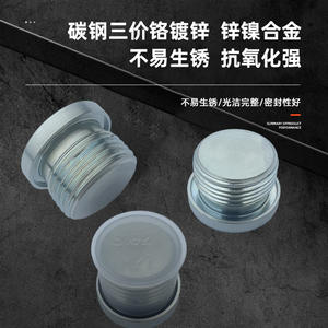 Embouts de câble en acier au carbone galvanisé standard britannique, bord à bride, filetage, forte étanchéité, anti-oxydation - Product Image 3