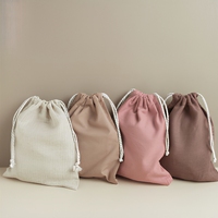 Sac à cordon personnalisé en toile imperméable, pochette réutilisable en coton, sac de transport pour cadeaux d'été, emballage, courses, voyage, plage, linge