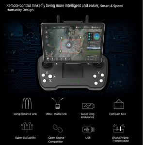 Skydroid T12 2.4GHz 12CH Télécommande avec Récepteur / Mini Caméra / Transmission Numérique de Carte 20km pour Drone Agricole - Product Image 4