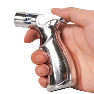 Futeng Metal a prueba de viento Jet Four Flame recargable Gas antorcha encendedores accesorios para fumar oferta especial accesorios para tabaco - Product Image 1
