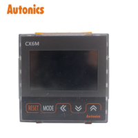 Compteur numérique original Autonics CX6M-1P2, minuterie, 100-240VAC, relais de comptage industriel, protection IP50, écran LCD, données sur 1 an