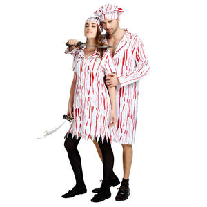 <span class=keywords><strong>Disfraz</strong></span> <span class=keywords><strong>de</strong></span> Halloween TV y película Horror Hombre Chef Cosplay Disfraces Blanco Fantasía <span class=keywords><strong>Diablo</strong></span> Traje para hombres y parejas - Product Image 5