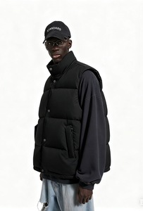 Nouveau <span class=keywords><strong>Gilet</strong></span> <span class=keywords><strong>en</strong></span> <span class=keywords><strong>Maille</strong></span> Épaisse pour <span class=keywords><strong>Homme</strong></span> 2026 – Hiver, Imperméable, Col Montant, Fermeture Éclair, Décontracté, Sans Manches - Product Image 2
