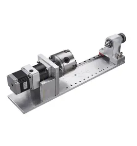 Mandíbula mandril 4 dividindo cabeça CNC 3d gravura ferramentas de trilho deslizante UM 4th rotação do eixo rotativo