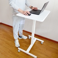 Bureau à domicile, école, bureau debout, hauteur réglable, portable, roulant, sur roulettes, bureau réglable