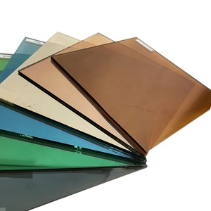 5mm Clear Bronze Green Blue Grey Black Reflective <strong>Tinted</strong> Tempered <strong>Glass</strong> Sheets Cut To Size Toughened Decorative <strong>Glass</strong> <strong>Panels</strong> - Product Image 2