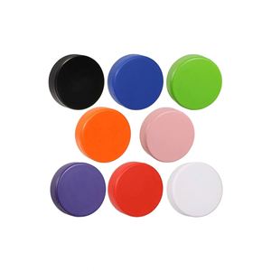 Balle anti-stress en mousse PU personnalisée avec logo, forme puck de hockey, jouets anti-stress, anti-stress Huckey, cadeaux promotionnels publicitaires - Product Image 2