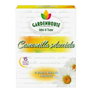 GARDENHOUSE Infuso di Camomilla 15FX12 Confezione da 15 Bustine Filtro Sigillate Salvagusto - Product Image 1
