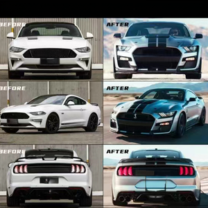 Kit de Parachoques Delanteros y Traseros Estilo GT500 para Automóviles OEM de Fábrica, Aspecto Agresivo, Kit de Carrocería Facelift para Ford Mustang 2015-2020 - Product Image 6