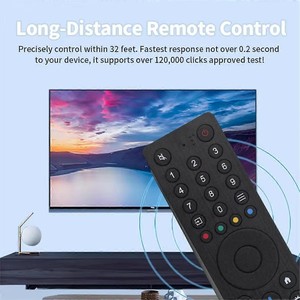 รีโมทคอนโทรลพลาสติกแบบรหัสคงที่ RC833A FMB5 สำหรับทีวี TCL Smart LED พร้อมฟังก์ชั่นเสียง แบตเตอรี่แบบชาร์จได้ ระยะควบคุม 10 เมตร - Product Image 4