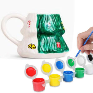 Commercio all'ingrosso della fabbrica di natale <span class=keywords><strong>albero</strong></span> decorazione ornamenti giocattolo <span class=keywords><strong>disegno</strong></span> Set vernice bianco bianco personalizzato tazza in ceramica con forma di <span class=keywords><strong>albero</strong></span> - Product Image 2