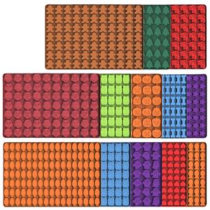 Moule en silicone YS multi-cavités pour biscuits animaux, fabrication de chocolat, de gelée, de bonbons, de snacks, de glaçons, cadeaux - Product Image 1