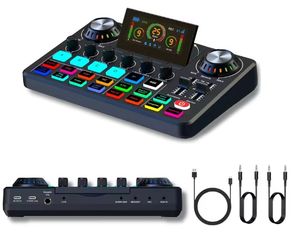 Equipo <span class=keywords><strong>de</strong></span> blog <span class=keywords><strong>de</strong></span> transmisión en vivo <span class=keywords><strong>Tarjeta</strong></span> <span class=keywords><strong>de</strong></span> <span class=keywords><strong>sonido</strong></span> en vivo con juego <span class=keywords><strong>de</strong></span> micrófono Mezclador <span class=keywords><strong>de</strong></span> grabación <span class=keywords><strong>de</strong></span> audio <span class=keywords><strong>Bluetooth</strong></span> para transmisión en vivo <span class=keywords><strong>de</strong></span> computadora - Product Image 1