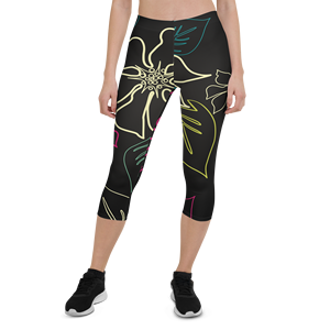 Leggings Capri CoastFlex Neri Aloha da Donna - Product Image 6