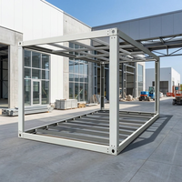 Structure de Conteneur Modulaire en Acier à Installation Facile, Conteneur Préfabriqué, Structure de Conteneur Démontable en Kit, Cadre de Maison Conteneur