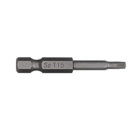 Set Bit Obeng Magnetik Hex Shank 1/4 Inch T6 T25 T30 T40 Torx, Bit Obeng Pengaman Anti Bongkar, Mata Bor, Kunci