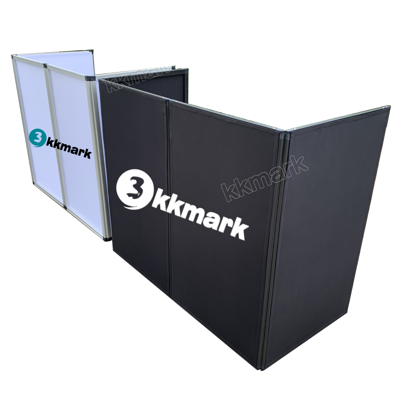 Профессиональная звуковая кабина для диджея, Складная крышка, экранная панель, фасадная кабина для диджея с сумками для переноски