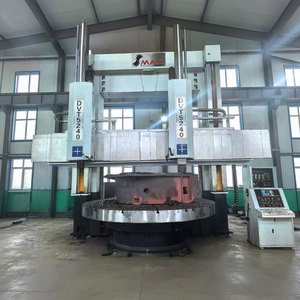 Nhiệm vụ nặng nề <span class=keywords><strong>CNC</strong></span> cột đôi cột đơn quay Máy tiện đứng giá cho bữa ăn làm việc sắt thép - Product Image 2