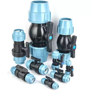 Conector de compresión de PVC PN10 con rosca NPT, junta de bola EPDM, 200 psi, OEM, garantía de 50 años, para irrigación, líquidos químicos, manual - Product Image 4