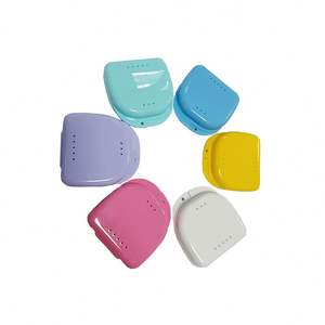 Estuche de Plástico Personalizado para Retenedor de Ortodoncia UV, Estuche de Almacenamiento con Logotipo, con Espejo, Estuche para Retenedor, Estuche para Dentadura, Multiusos - Product Image 3