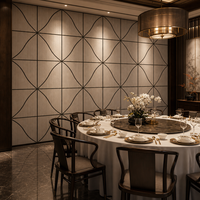 Panneaux acoustiques en bois insonorisants modernes, design 3D, décoration murale intérieure