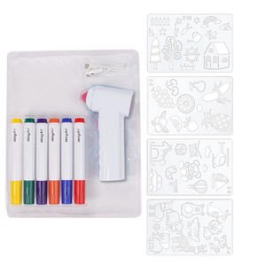 Rotulador de pistola de aerógrafo creativo de nuevo lanzamiento para niños y adultos, pintura y <span class=keywords><strong>dibujo</strong></span> DIY en papeles y telas - Product Image 4