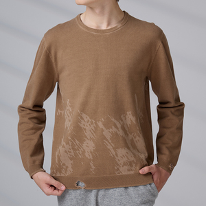 Custom ODM 100% Cotton Hip Hop Style Streetwear Knitwear Crew Neck Men <b>Pullover</b> <b>Sweater</b> - Product Image 3