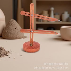 Herramientas de medición de madera y cerámica, recortadora de altura fija, localizador, juego de accesorios artesanales de cerámica hechos a mano - Product Image 2