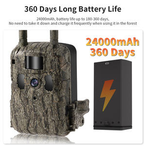 Jerderfo daha uzun pil ömrü vahşi avcılık kamera 4G Lte 940 hiçbir kızdırma gece görüş avcılık için takip kamerası SIM kamera yeşil Camo - Product Image 4