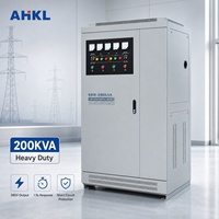 Stabilisateur de tension 50 kVA, usage intensif, sortie 380 V, système UPS industriel, protection contre les courts-circuits pour les infrastructures critiques