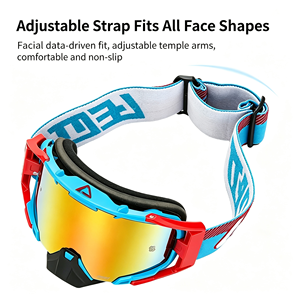 Casque de moto tout-terrain <span class=keywords><strong>LEATT</strong></span> avec visière anti-buée, lunettes à démontage rapide, lunettes de vélo de montagne à dépose rapide - Product Image 6