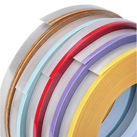Pita Pinggir PVC Mingbang untuk Furnitur Panel 0.8mm 1mm 12mm 18mm 19mm 21mm Warna Solid Motif Kayu Mengkilap
