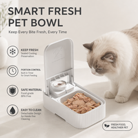 Bol de remplacement en acier inoxydable pour distributeur automatique de nourriture pour animaux de compagnie, plateau métallique de haute qualité pour l'alimentation des chats et des chiens, accessoires hygiéniques et sains