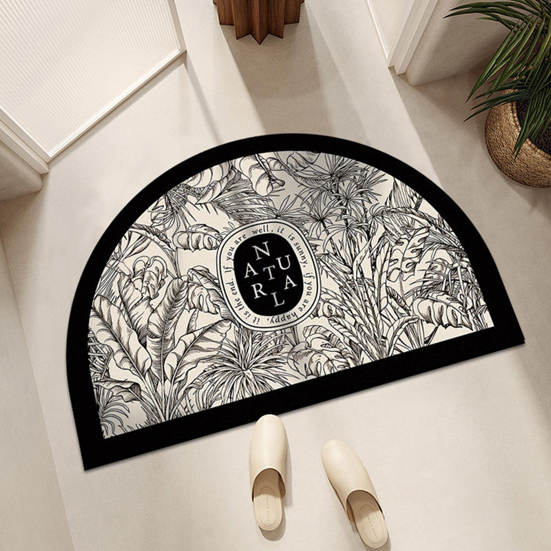 Demi-cercle de fête végétale chaude