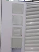 Lames horizontales modernes en aluminium pour l'évacuation des fumées de générateurs et des systèmes de stockage d'énergie, anti-explosion, pour la production d'électricité