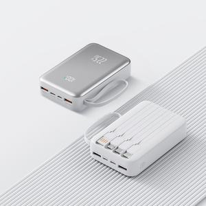 Banco de Energía Portátil Universal de 10000mAh/20000mAh con Carga Rápida PD20W y Cables Integrados para Teléfono - Product Image 4