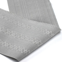 Nouvelle ceinture élastique à motif brillant de conception d'usine pour ceinture de bord picot de soutien du dos