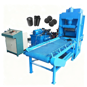 Presse à briquettes de charbon de bois compressé à partir de balles de cendres de blé industrielles - Product Image 1