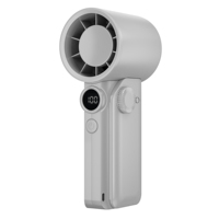 Ventilateur portable haute vitesse avec affichage numérique, vitesse variable, vent puissant, bandoulière intégrée
