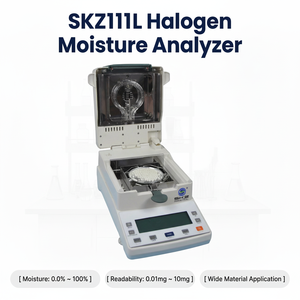 Analyseur d'humidité rapide à halogène SKZ111L-1, précision 1 mg, compteur numérique de laboratoire pour céréales, aliments, tabac, charbon, graines - Product Image 1