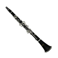Seasound Factory OEM JYCL301S Bon marché 17 touches clarinette argentée Instrument de musique de haute qualité