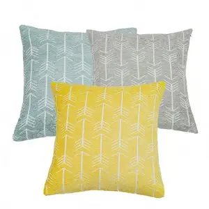 Polyester Cute Pattern Cheap Cafe Chair Cushion Cover 50 X 50 Cm Sofa Seat Car Pillow Case Cushion Cover