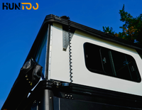Huntoo - Camper intégré pour camionnette avec toit rigide et tente surélevée pour Ford F150 2011, 6,5 pieds de large, Silverado, Tundra