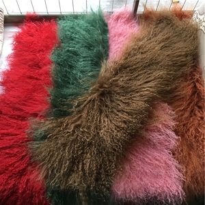 Fourrures d'animaux, bandes de peau de mouton 100% naturelle, Mongolie, <span class=keywords><strong>Genghis</strong></span> <span class=keywords><strong>Khan</strong></span> - Product Image 6