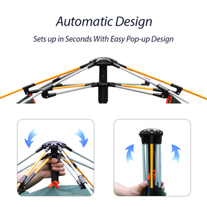 KingGear เต็นท์กันน้ำสำหรับ3-4คน,เต็นท์ชายหาดกันแดดสำหรับกิจกรรมกลางแจ้งเต็นท์กันน้ำ - Product Image 2